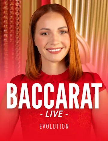 Live Baccarat game cover, Evolution, 98.94% RTP