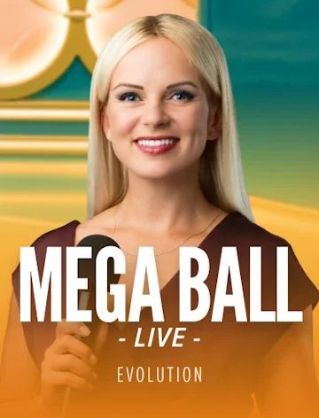 Mega Ball by Evolution, a slot in the Golden Pharaoh Casino lobby
